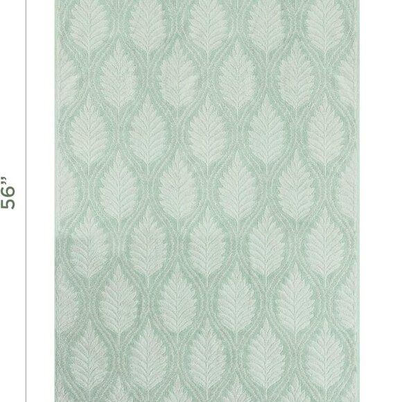 Restore Fern Ogee Bath Towel - 30"x56" Sage - Soft, Quick Dry Luxury - Picture 2 of 7
